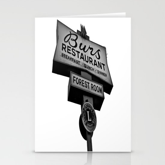 Burs Diner Stationery Cards