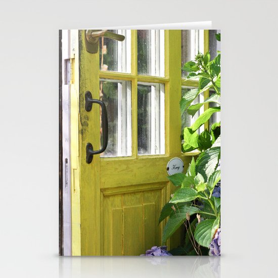 Kitchen door Stationery Cards
