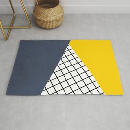 Checkered triangle 2 Area & Throw Rug