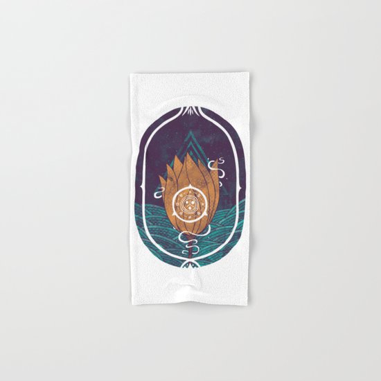 Pulsatilla Patens Hand & Bath Towel