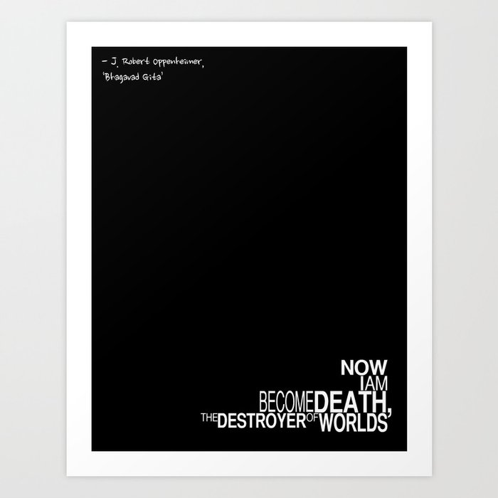 Oppenheimer Quote Art Print By Naturesgardendesign Society60 Inspiration Oppenheimer Quote Oppenheimer Quote Art Print By Naturesgardendesign Society60 Inspiration Oppenheimer Quote