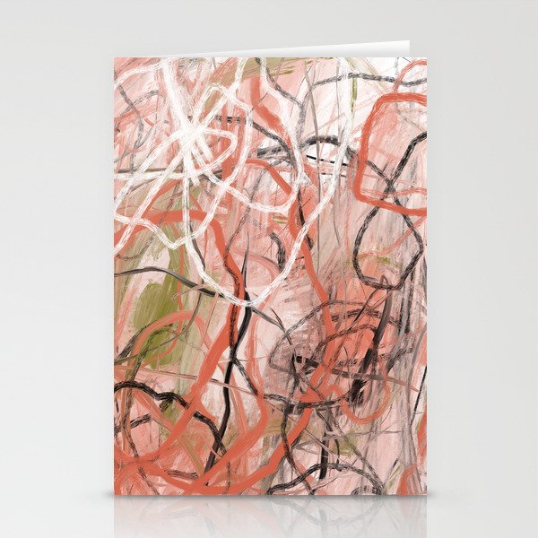 Expressionist Painting. Abstract 120. Stationery Cards