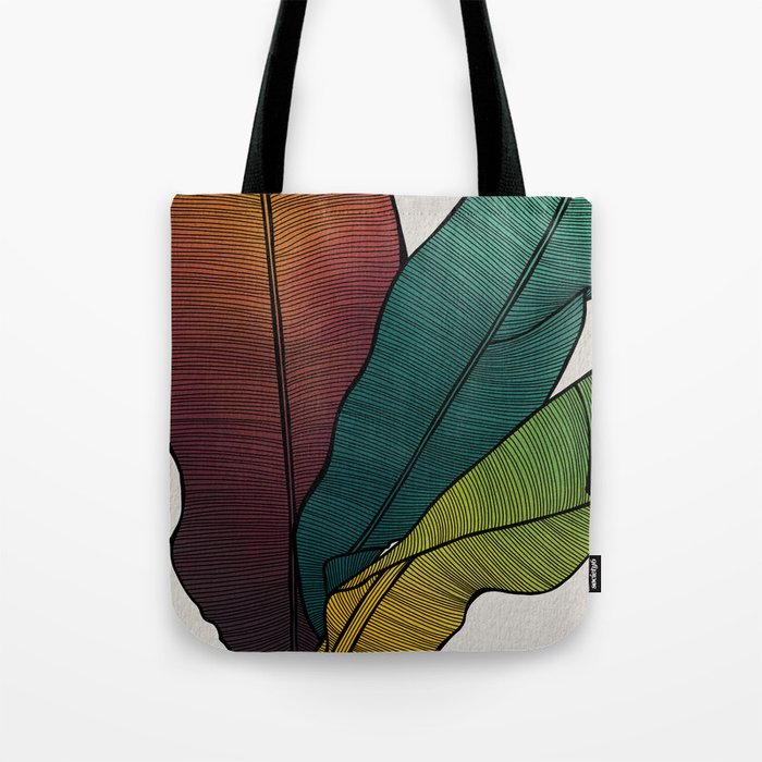 Exotic Colorful Leaves No. 3 Tote Bag