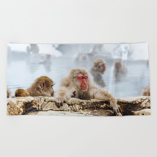 Ice Monkey Beach Towel