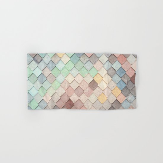 Cute Rainbow Scales Hand & Bath Towel