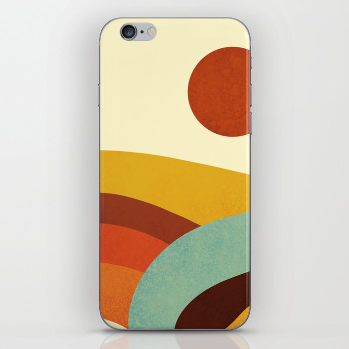 Retro Landscape Abstract iPhone Skin