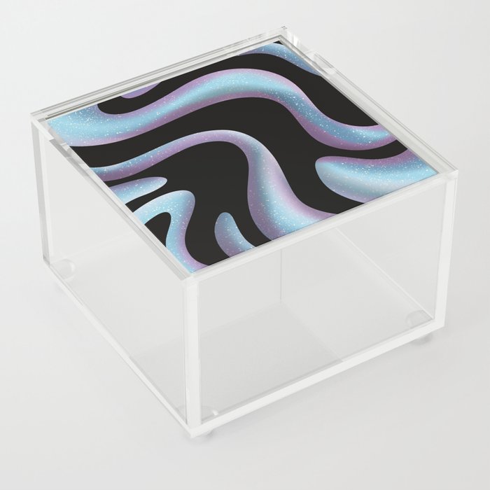 Atmospheric Galaxy - black  Acrylic Box