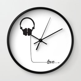 For the love of music 2.0 Wall Clock