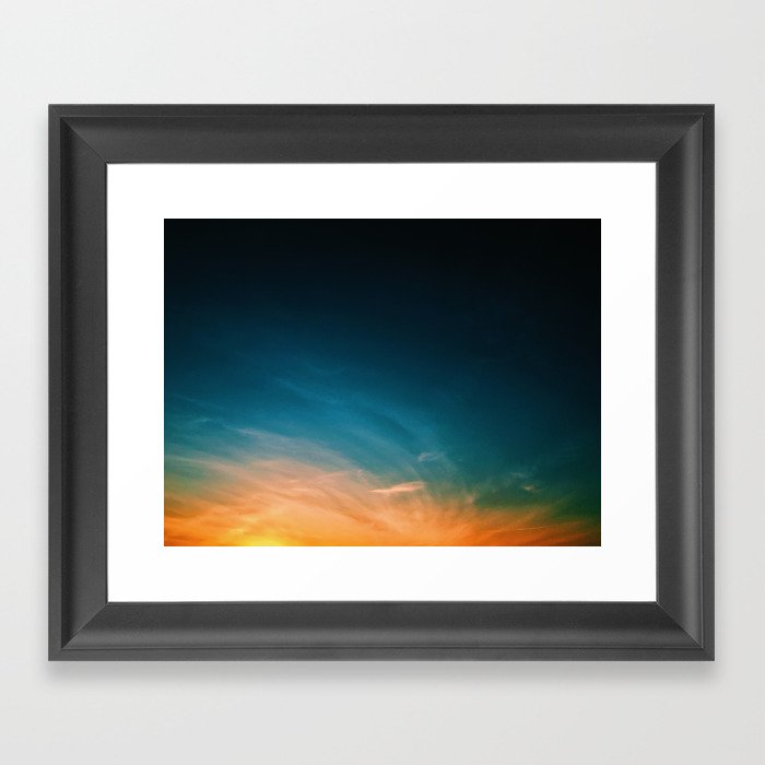 Skyburst Framed Art Print