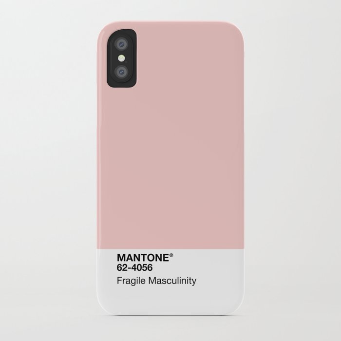 mantone fragile masculinity iphone case