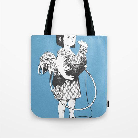 Rooster Girl Tote Bag