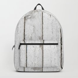 Rustic Shabby Chic French Country Farmhouse Beige White Barn Wood Backpack