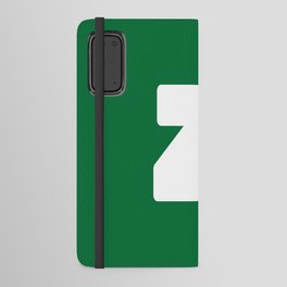 z (White & Olive Letter) Android Wallet Case