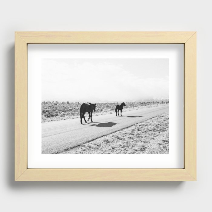 Cold Creek Horses Recessed Framed Print