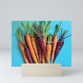 Garden Carrots Mini Art Print