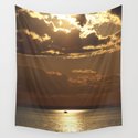 Golden Sea Cruise under the Storm Throw Pillow by DanByTheSea  Society6