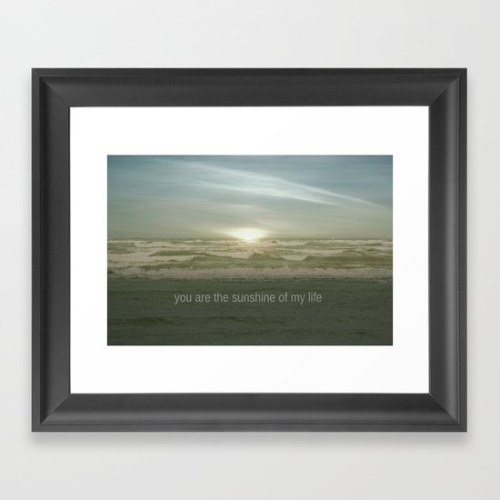 OCEAN Framed Art Print