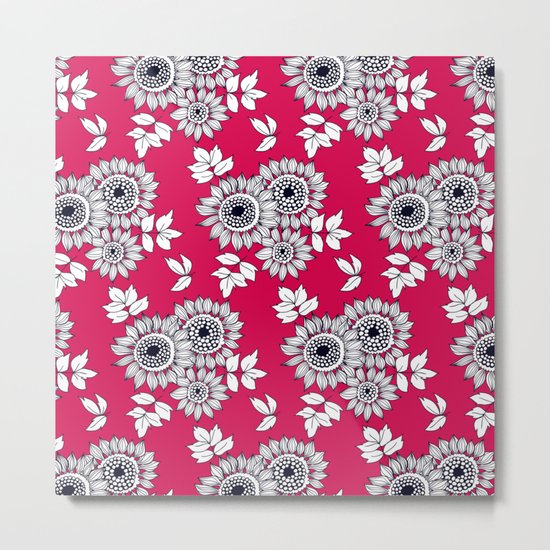 Daisy flower bouquet Metal Print