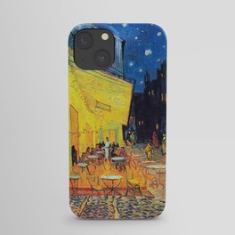 Vincent Van Gogh - Cafe Terrace at Night (new color edit) iPhone Case