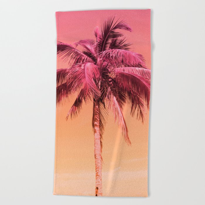 Palm Tree Beach Dream #1 #wall #art #society6 Beach Towel