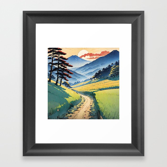 The Way to Yuno Framed Art Print