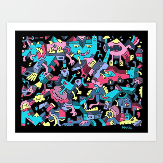 Shape Pâté II Art Print