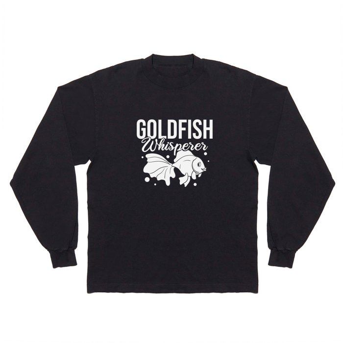 Goldfish Oranda Tank Food Bowl Aquarium Long Sleeve T Shirt