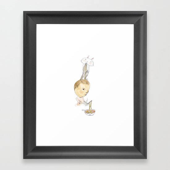 Ra-men Framed Art Print
