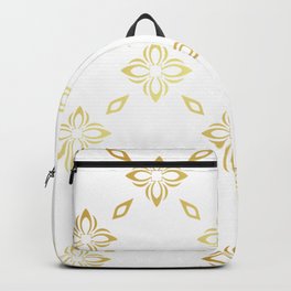 Golden Thai Pattern Backpack
