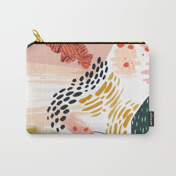 Artistic brush-strokes Carry-All Pouch