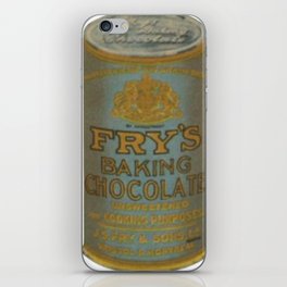 Vintage Tin Can Fry Cocoa Baking Chocolate Pure Breakfast iPhone Skin