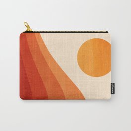 Abstraction_SUNSET_RED_Minimalism_001 Carry-All Pouch