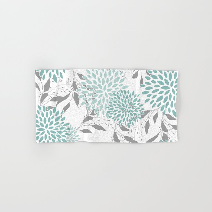 Teal and gray towels deals