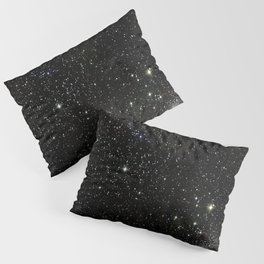 Space - Stars - Starry Night - Black - Universe - Deep Space Pillow Sham