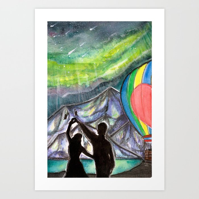 Leave this world with me (butterfly) Art Print