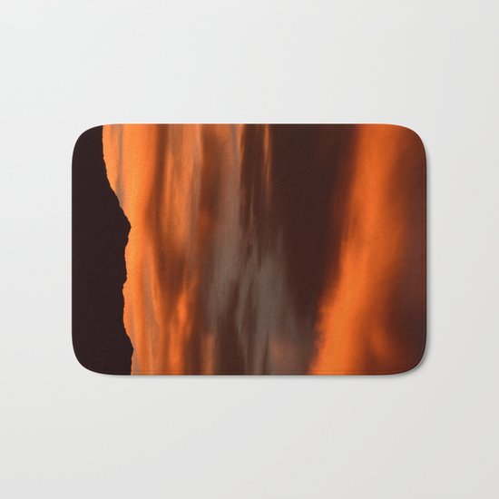 SW Orange Mountain Sunrise Bath Mat