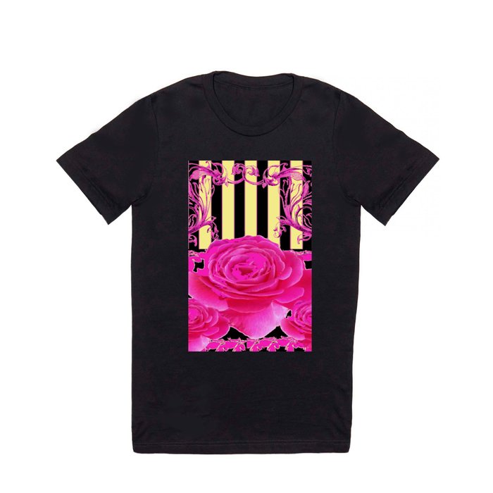 VICTORIAN STYLE PINK SPRING ROSE FLOWERS ART T Shirt