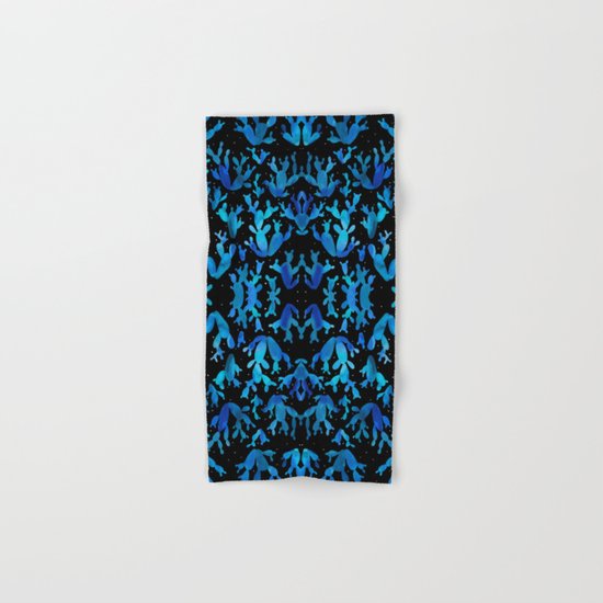 Desert night with cacti Hand & Bath Towel