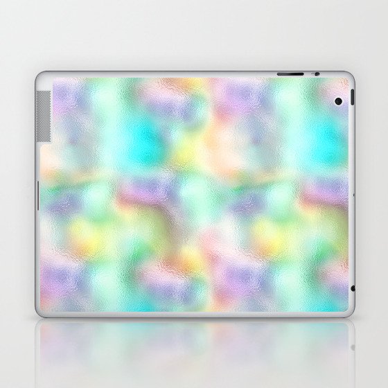 Colorful Iridescent Pattern Laptop & iPad Skin