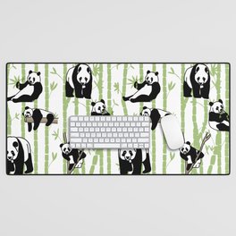 Giant Panda and Bamboo Desk Mat