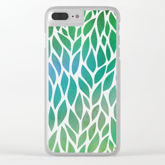 Petals Pattern #2 Clear iPhone Case