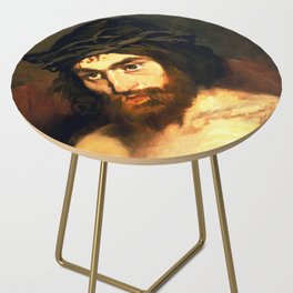 Head of Christ by Edouard Manet Side Table
