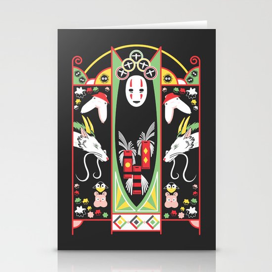 Spirited Deco Stationery Cards