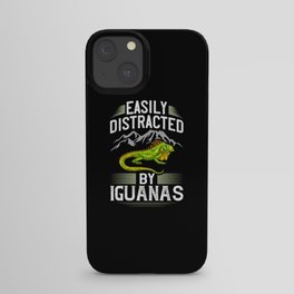 Green Iguana Lizard Cage Hunting Reptile iPhone Case