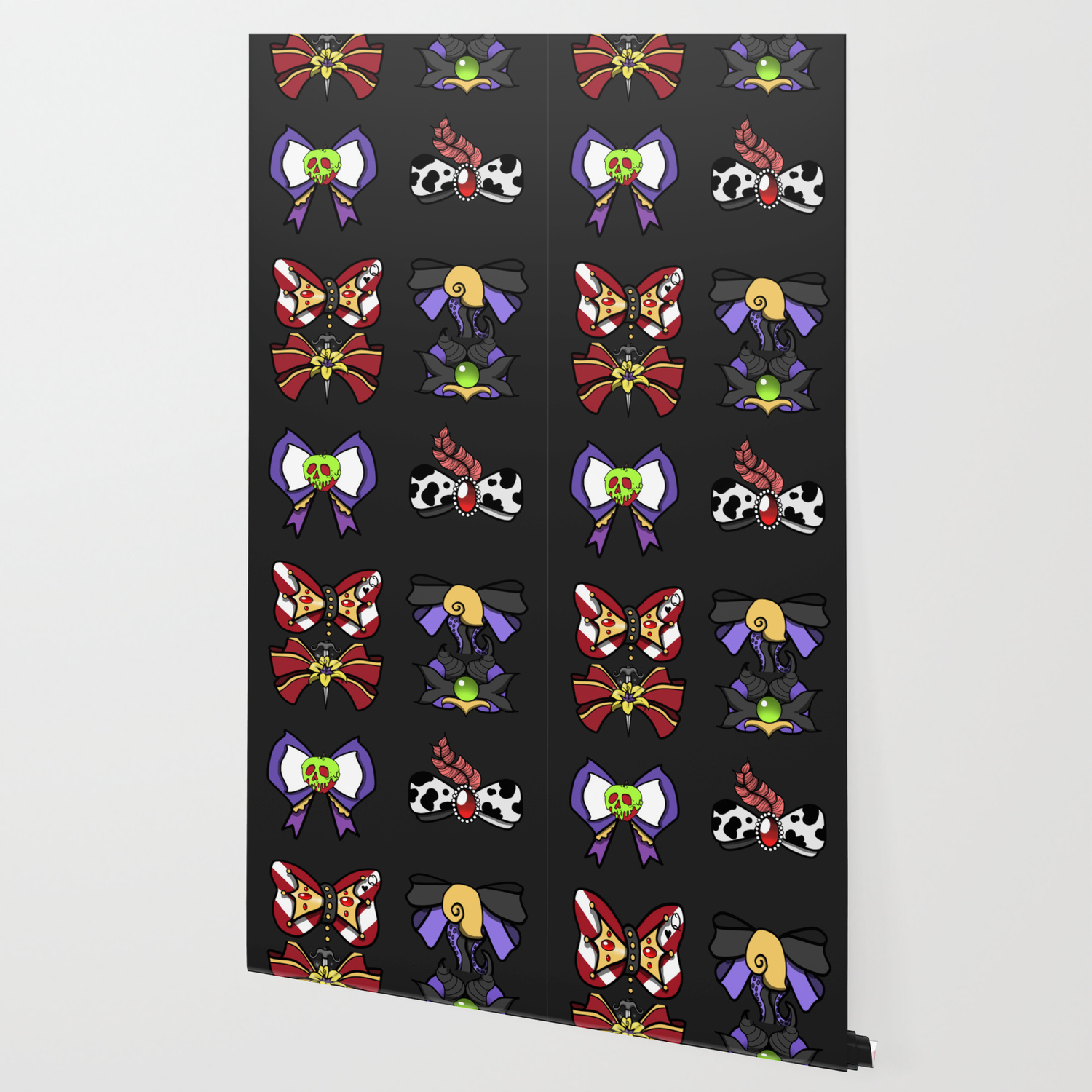 Villains Bows Wallpaper By Lunatique Society6