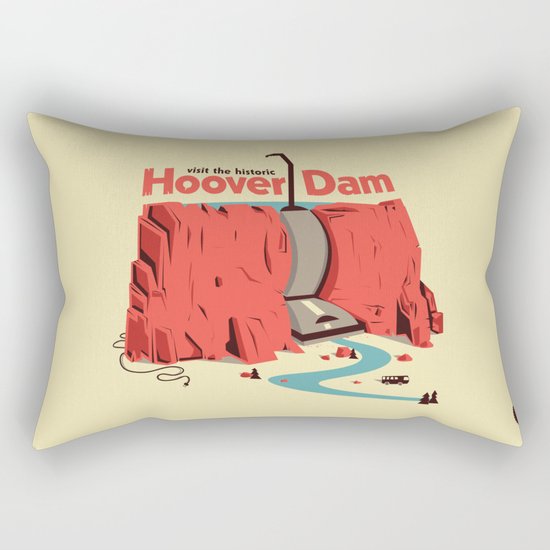 The Hoover Dam Rectangular Pillow