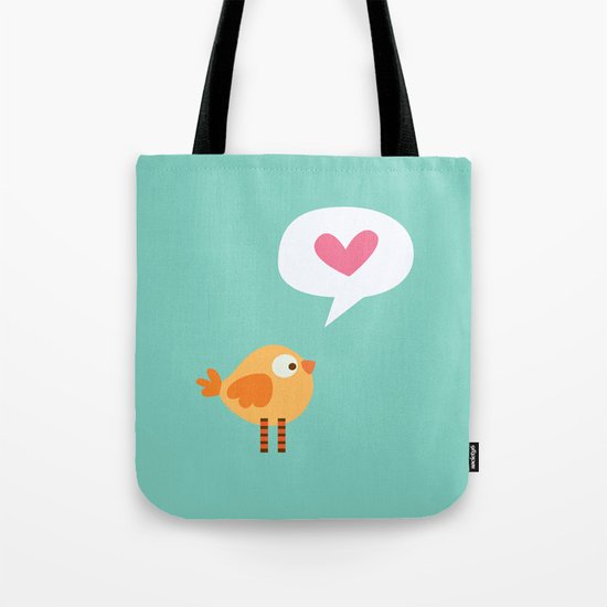 Love Birdie Tote Bag