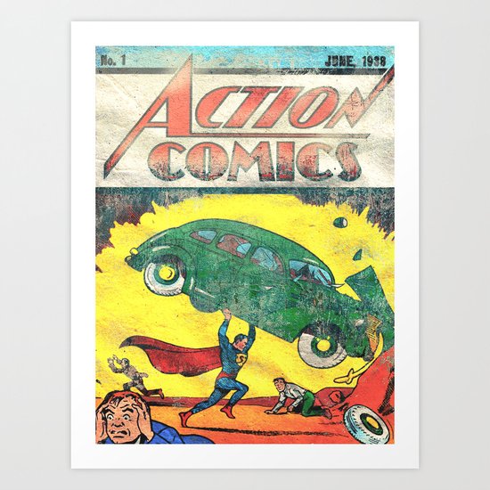 Superman Nº1 Art Print