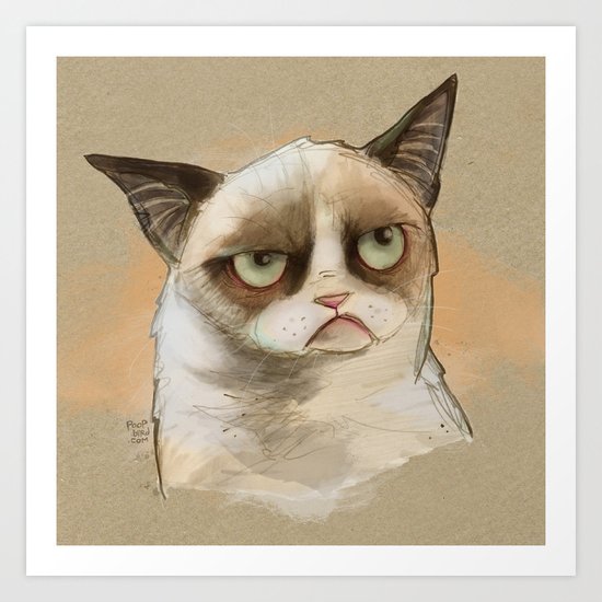 Tardar Sauce Art Print