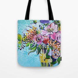 Graphic Floral 3 Tote Bag